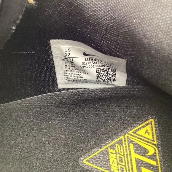 Nike Air Zoom GT Hustle 2 "Talaria" Yellow Men's Basketball Shoes - Picture 6 of 7